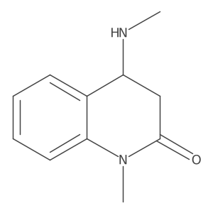 1-Methyl-4-(methylamino)-3,4-dihydroquinolin-2(1H)-one Structure