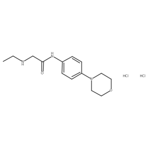 2-(ethylamino)-N-(4-morpholin-4-ylphenyl)acetamide dihydrochloride Structure