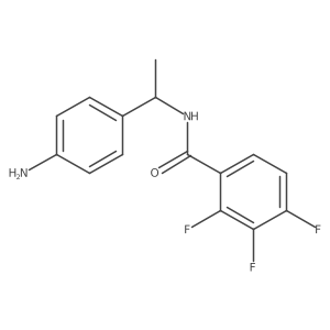 N-[1-(4-Aminophenyl)ethyl]-2,3,4-trifluorobenzamide Structure