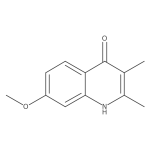 7-Methoxy-2,3-dimethylquinolin-4-ol结构式