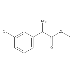 Methyl (S)-2-amino-2-(3-chlorophenyl)acetate Structure
