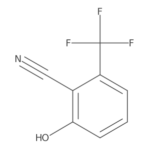 2-Hydroxy-6-(trifluoromethyl)benzonitrile结构式