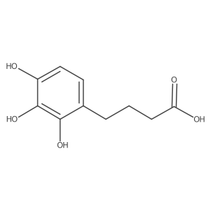 4-(2,3,4-Trihydroxyphenyl)butanoic acid Structure