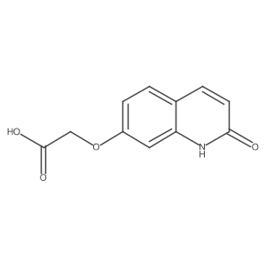 2-((2-Oxo-1,2-dihydroquinolin-7-yl)oxy)acetic acid结构式