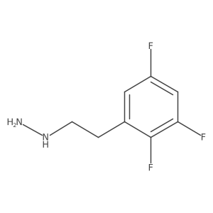 [2-(2,3,5-Trifluorophenyl)ethyl]hydrazine Structure