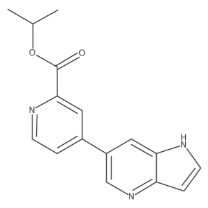 isopropyl 4-(1H-pyrrolo[3,2-b]pyridin-6-yl)picolinate Structure