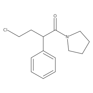 4-Chloro-2-phenyl-1-(pyrrolidin-1-YL)butan-1-one结构式
