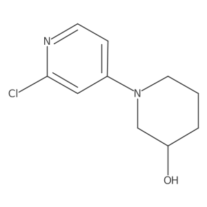 1-(2-chloro-4-pyridyl)piperidin-3-ol Structure