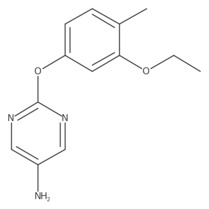 2-{[3-(Ethyloxy)-4-methylphenyl]oxy}-5-pyrimidinamine Structure