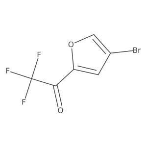 1-(4-Bromofuran-2-yl)-2,2,2-trifluoroethanone Structure