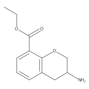 ethyl 3-amino-3,4-dihydro-2H-1-benzopyran-8-carboxylate Structure