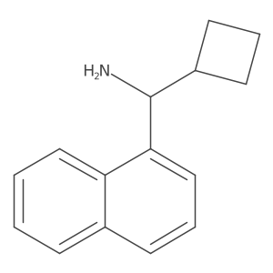 Cyclobutyl(naphthalen-1-yl)methanamine Structure