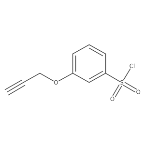 3-(Prop-2-yn-1-yloxy)benzenesulfonyl chloride Structure