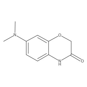 7-(dimethylamino)-3,4-dihydro-2H-1,4-benzoxazin-3-one Structure