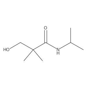 3-hydroxy-N-isopropyl-2,2-dimethylpropanamide结构式