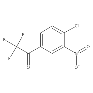1-(4-Chloro-3-nitrophenyl)-2,2,2-trifluoroethanone Structure