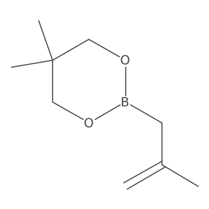 5,5-Dimethyl-2-(2-methylallyl)-1,3,2-dioxaborinane Structure