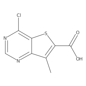 4-Chloro-7-methylthieno[3,2-d]pyrimidine-6-carboxylic acid Structure