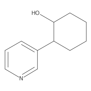(1R,2S)-2-(pyridin-3-yl)cyclohexan-1-ol Structure