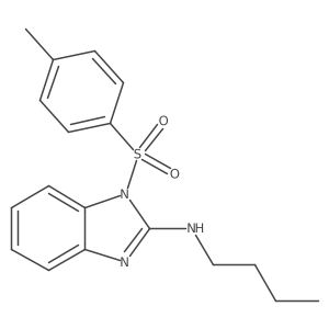 N-Butyl-1-tosyl-1H-benzo[d]imidazol-2-amine Structure