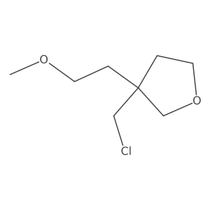 3-(Chloromethyl)-3-(2-methoxyethyl)oxolane Structure