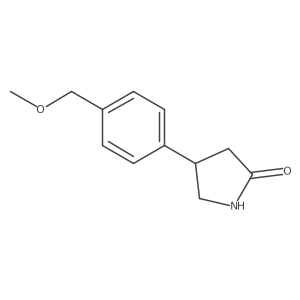 4-[4-(Methoxymethyl)phenyl]pyrrolidin-2-one结构式