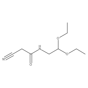 2-Cyano-N-(2,2-diethoxyethyl)acetamide结构式