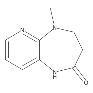 5-Methyl-1,3,4,5-tetrahydro-2H-pyrido[2,3-b][1,4]diazepin-2-one Structure