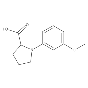 (3-Methoxyphenyl)-L-proline Structure