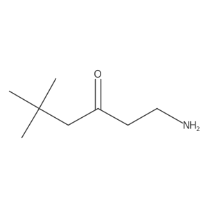 1-Amino-5,5-dimethylhexan-3-one结构式