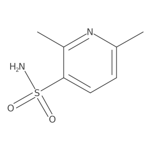 2,6-Dimethylpyridine-3-sulfonamide Structure