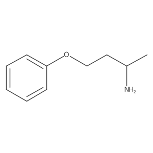 (2R)-4-phenoxybutan-2-amine结构式