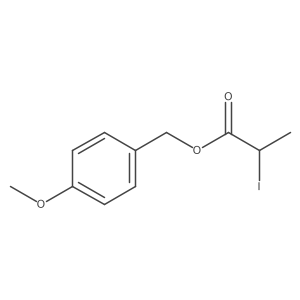 (4-Methoxyphenyl)methyl 2-iodopropanoate结构式