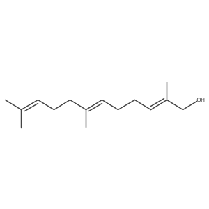 (2E,6E)-2,7,11-trimethyldodeca-2,6,10-trien-1-ol结构式
