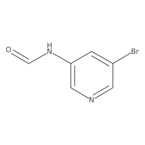 N-(5-Bromopyridin-3-yl)formamide Structure