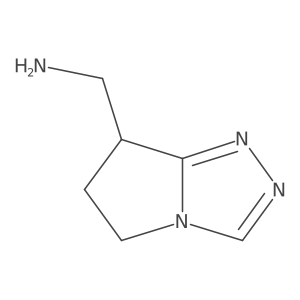 (6,7-Dihydro-5H-pyrrolo[2,1-c][1,2,4]triazol-7-yl)methanamine Structure
