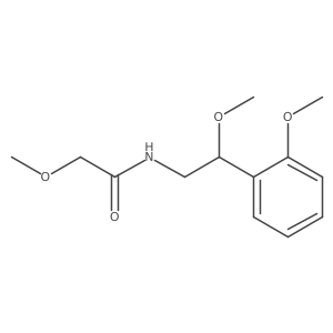 2-methoxy-N-[2-methoxy-2-(2-methoxyphenyl)ethyl]acetamide Structure