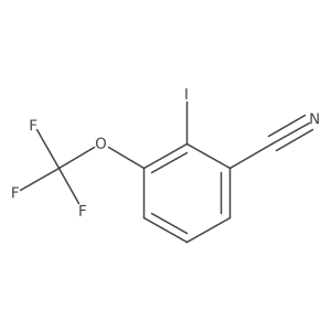 2-Iodo-3-(trifluoromethoxy)benzonitrile Structure