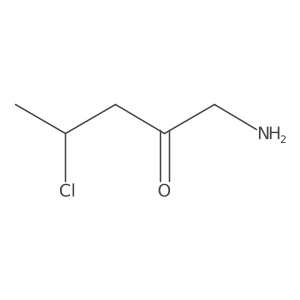 1-Amino-4-chloropentan-2-one Structure