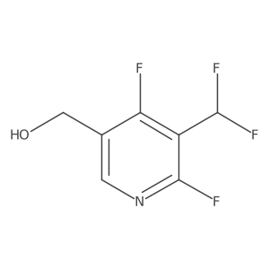 (5-(Difluoromethyl)-4,6-difluoropyridin-3-yl)methanol Structure