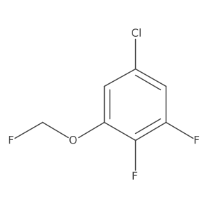 1-Chloro-3,4-difluoro-5-(fluoromethoxy)benzene Structure