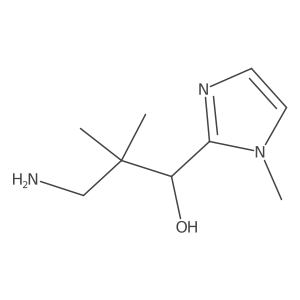 3-Amino-2,2-dimethyl-1-(1-methyl-1H-imidazol-2-yl)propan-1-ol Structure