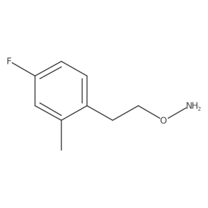 O-[2-(4-fluoro-2-methylphenyl)ethyl]hydroxylamine结构式