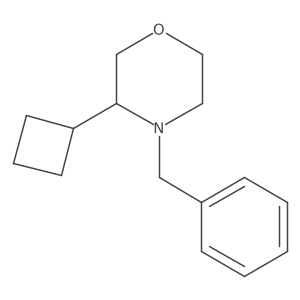 4-Benzyl-3-cyclobutylmorpholine Structure