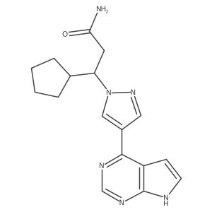 Ruxolitinib-amide结构式