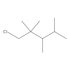 1-Chloro-2,2,3,4-tetramethylpentane Structure