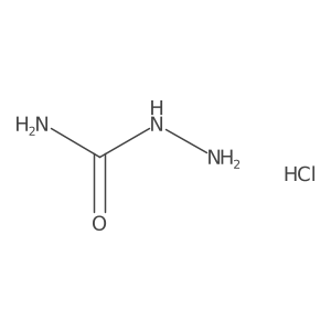 Hydrazinecarboxamide-13C Monohydrochloride Structure