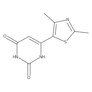 6-(2,4-dimethylthiazol-5-yl)pyrimidine-2,4(1H,3H)-dione Structure