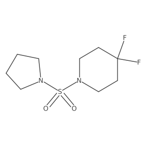 4,4-Difluoro-1-(pyrrolidin-1-ylsulfonyl)piperidine Structure