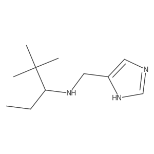 [(3S)-2,2-dimethylpentan-3-yl][(1H-imidazol-5-yl)methyl]amine Structure
